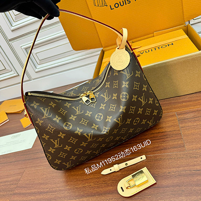 lv louis vuitton monogram hobo shoulder bag #m11952
